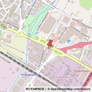 Mappa Via Antonio Caponnetto, 10/12/14, 50041 Calenzano, Firenze (Toscana)