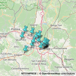 Mappa A1 Milano - Napoli, 50041 Calenzano FI, Italia (10.04526)
