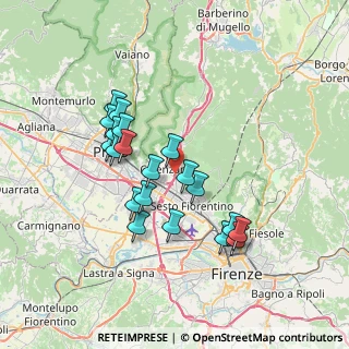 Mappa A1 Milano - Napoli, 50041 Calenzano FI, Italia (6.576)