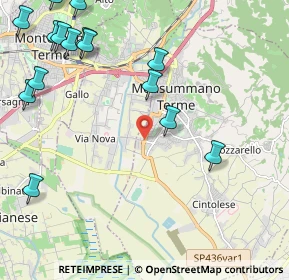 Mappa Via del Terzo, 51015 Monsummano Terme PT, Italia (2.94067)