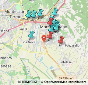 Mappa Via del Terzo, 51015 Monsummano Terme PT, Italia (1.573)