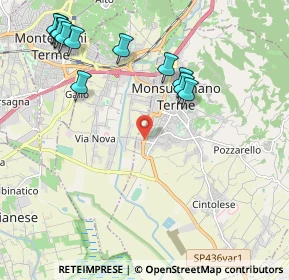 Mappa Via del Terzo, 51015 Monsummano Terme PT, Italia (2.57083)