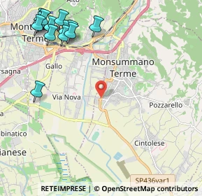 Mappa Via del Terzo, 51015 Monsummano Terme PT, Italia (3.03143)