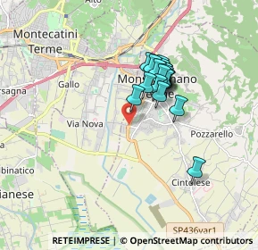 Mappa Via del Terzo, 51015 Monsummano Terme PT, Italia (1.33333)
