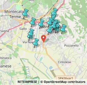 Mappa Via del Terzo, 51015 Monsummano Terme PT, Italia (1.559)