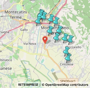Mappa Via del Terzo, 51015 Monsummano Terme PT, Italia (1.78143)