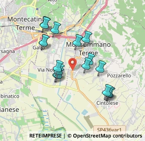 Mappa Via del Terzo, 51015 Monsummano Terme PT, Italia (1.68118)