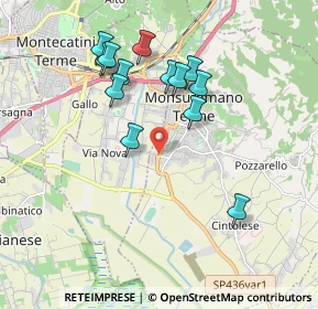 Mappa Via del Terzo, 51015 Monsummano Terme PT, Italia (1.83462)