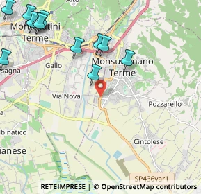 Mappa Via del Terzo, 51015 Monsummano Terme PT, Italia (2.87667)