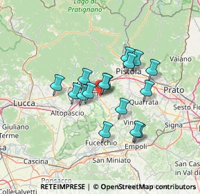 Mappa Via del Terzo, 51015 Monsummano Terme PT, Italia (10.72)