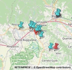 Mappa Via del Terzo, 51015 Monsummano Terme PT, Italia (6.96385)