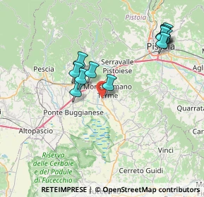 Mappa Via del Terzo, 51015 Monsummano Terme PT, Italia (7.87667)