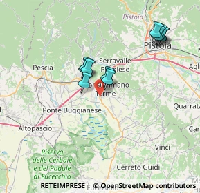 Mappa Via del Terzo, 51015 Monsummano Terme PT, Italia (7.01364)