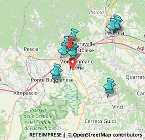 Mappa Via del Terzo, 51015 Monsummano Terme PT, Italia (7.05286)