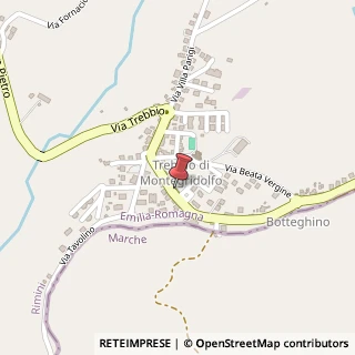 Mappa Via Trebbio, 59, 47837 Montegridolfo, Rimini (Emilia Romagna)