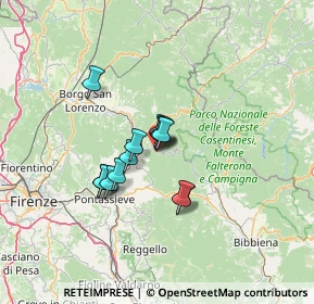 Mappa Viale della Rimembranza, 50060 Londa FI, Italia (9.01154)