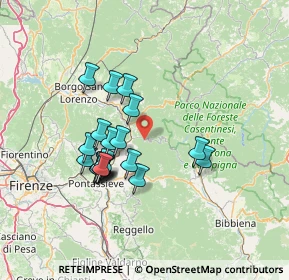 Mappa Viale della Rimembranza, 50060 Londa FI, Italia (12.492)