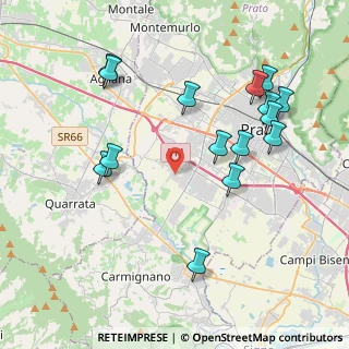 Mappa Via Longobarda, 59100 Prato PO, Italia (4.46067)