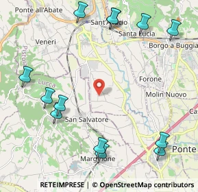 Mappa Via del Mei, 51017 Pescia PT, Italia (2.80769)