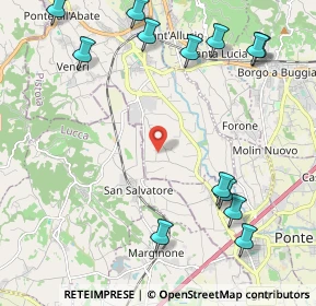 Mappa Via del Mei, 51017 Pescia PT, Italia (2.82538)