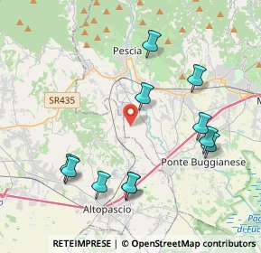 Mappa Via del Mei, 51017 Pescia PT, Italia (4.37727)