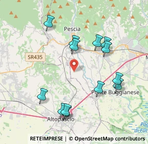 Mappa Via del Mei, 51017 Pescia PT, Italia (4.17)