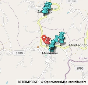 Mappa Via Saludecio, 47836 Mondaino RN, Italia (0.859)
