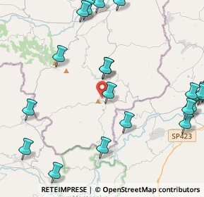 Mappa Via Saludecio, 47836 Mondaino RN, Italia (5.69)