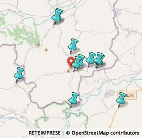 Mappa Via Saludecio, 47836 Mondaino RN, Italia (3.51)