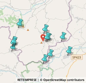 Mappa Via Saludecio, 47836 Mondaino RN, Italia (3.79)