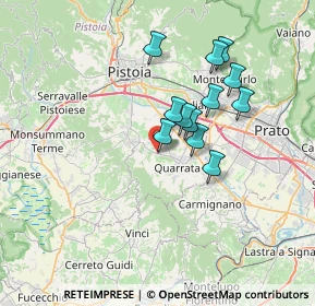 Mappa Via Europa, 51039 Pistoia PT, Italia (5.82667)