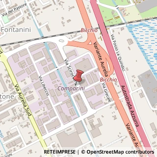 Mappa Via Scirocco, 39, 55049 Viareggio, Lucca (Toscana)