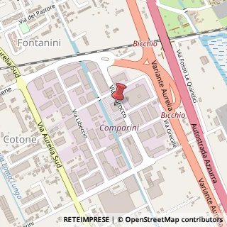 Mappa Via Scirocco, 53, 55049 Viareggio, Lucca (Toscana)