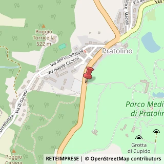 Mappa Via Fiorentina, 276, 50036 Vaglia, Firenze (Toscana)