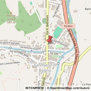 Mappa Via A. Spadini, 2, 47021 Bagno di Romagna, Forlì-Cesena (Emilia Romagna)
