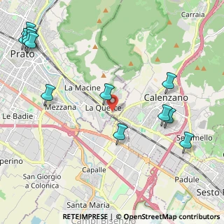 Mappa Via Riccardo Becheroni, 59100 Prato PO, Italia (2.92083)