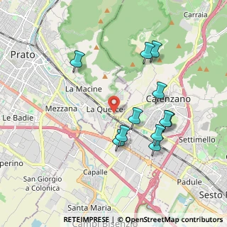 Mappa Via Riccardo Becheroni, 59100 Prato PO, Italia (1.89)