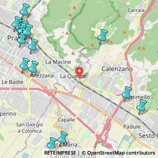 Mappa Via Riccardo Becheroni, 59100 Prato PO, Italia (3.71611)