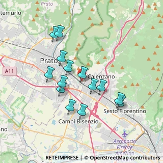 Mappa Via Riccardo Becheroni, 59100 Prato PO, Italia (3.33)