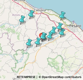 Mappa Via Belvedere, 61020 Sant'Angelo in Lizzola PU, Italia (5.64545)