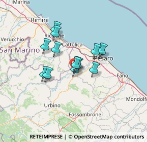 Mappa Via Belvedere, 61020 Sant'Angelo in Lizzola PU, Italia (10.09917)