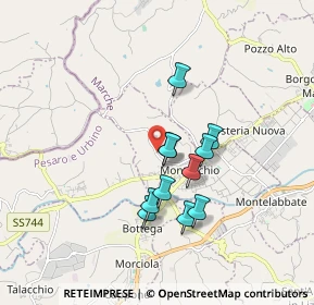 Mappa Via Belvedere, 61020 Sant'Angelo in Lizzola PU, Italia (1.40545)
