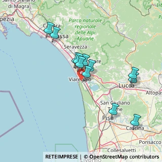 Mappa Via Filippo Corridoni, 55049 Viareggio LU, Italia (13.87167)