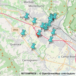 Mappa Via Cinque Giornate di Milano, 59100 Prato PO, Italia (3.50176)