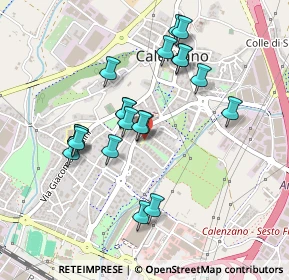 Mappa Via Sandro Pertini, 50040 Calenzano FI, Italia (0.429)