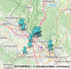 Mappa Via Sandro Pertini, 50040 Calenzano FI, Italia (4.672)