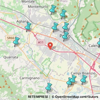 Mappa Via Paronese, 59100 Prato PO, Italia (6.29615)