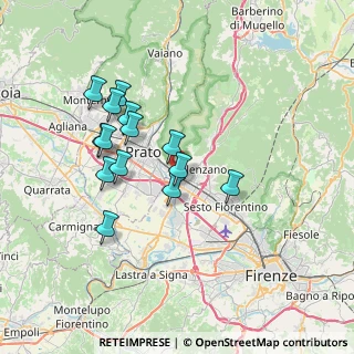 Mappa Via del Pesco, 59100 Prato PO, Italia (6.62714)