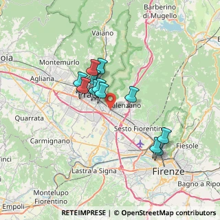 Mappa Via del Pesco, 59100 Prato PO, Italia (5.77667)