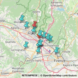 Mappa Via del Pesco, 59100 Prato PO, Italia (5.38714)